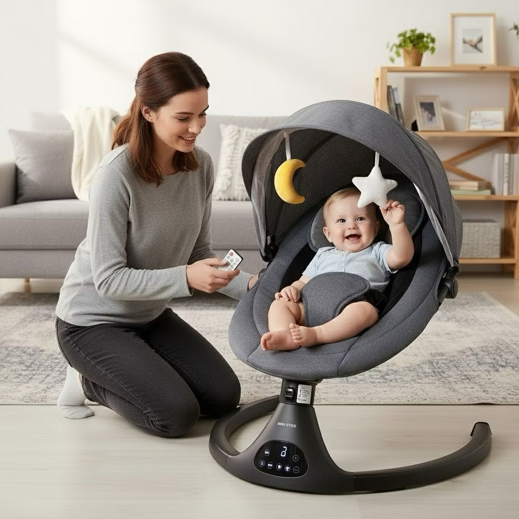 Silla Mecedora Eléctrica Reclinable para Bebé